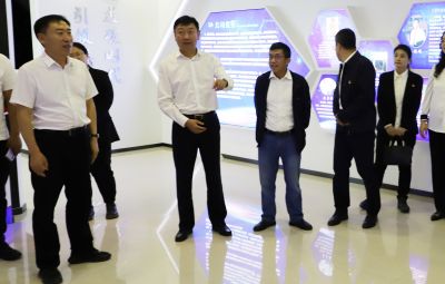 市审计局局长王宝山一行到pg麻将胡了参观调研